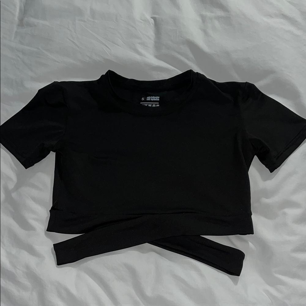 Black Women's Crop Top